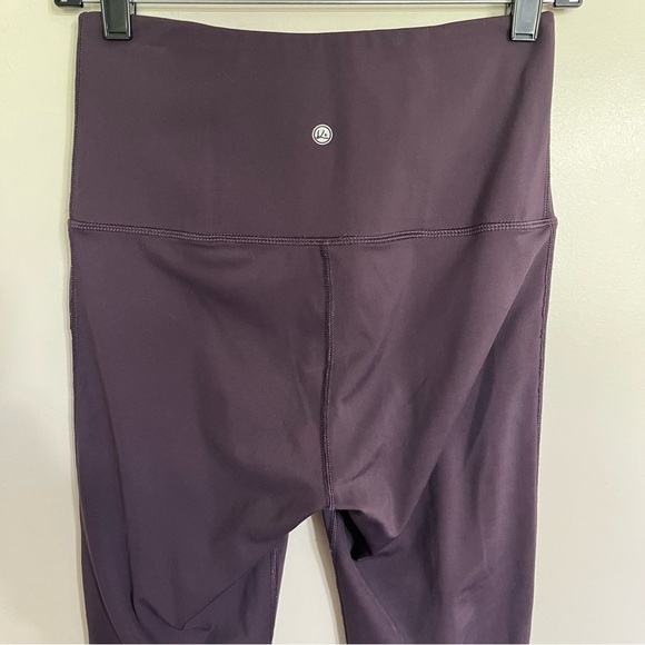 Women’s Queenieke Purple Gray Leggings Size Small With Pockets - Picture 10 of 12